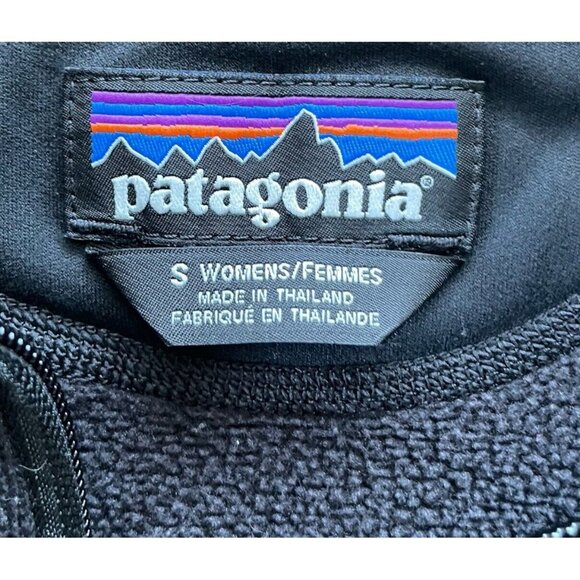 Patagonia Women Performance Better Sweater Jacket Sz Small Black Full Zip Pocket - Picture 6 of 6